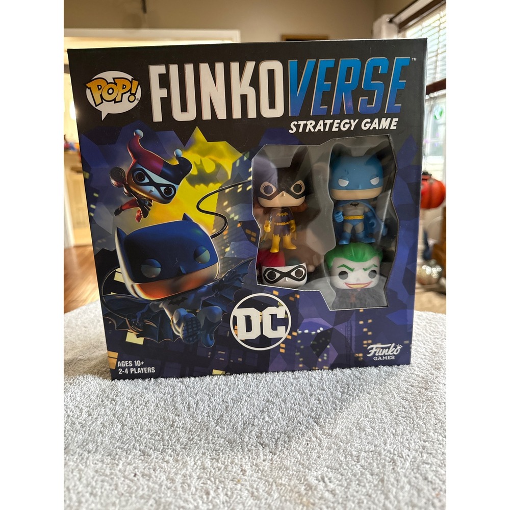 FunkoVerse DC Strategy Game 100 Batman Joker Harley Quinn Batgirl New Sealed